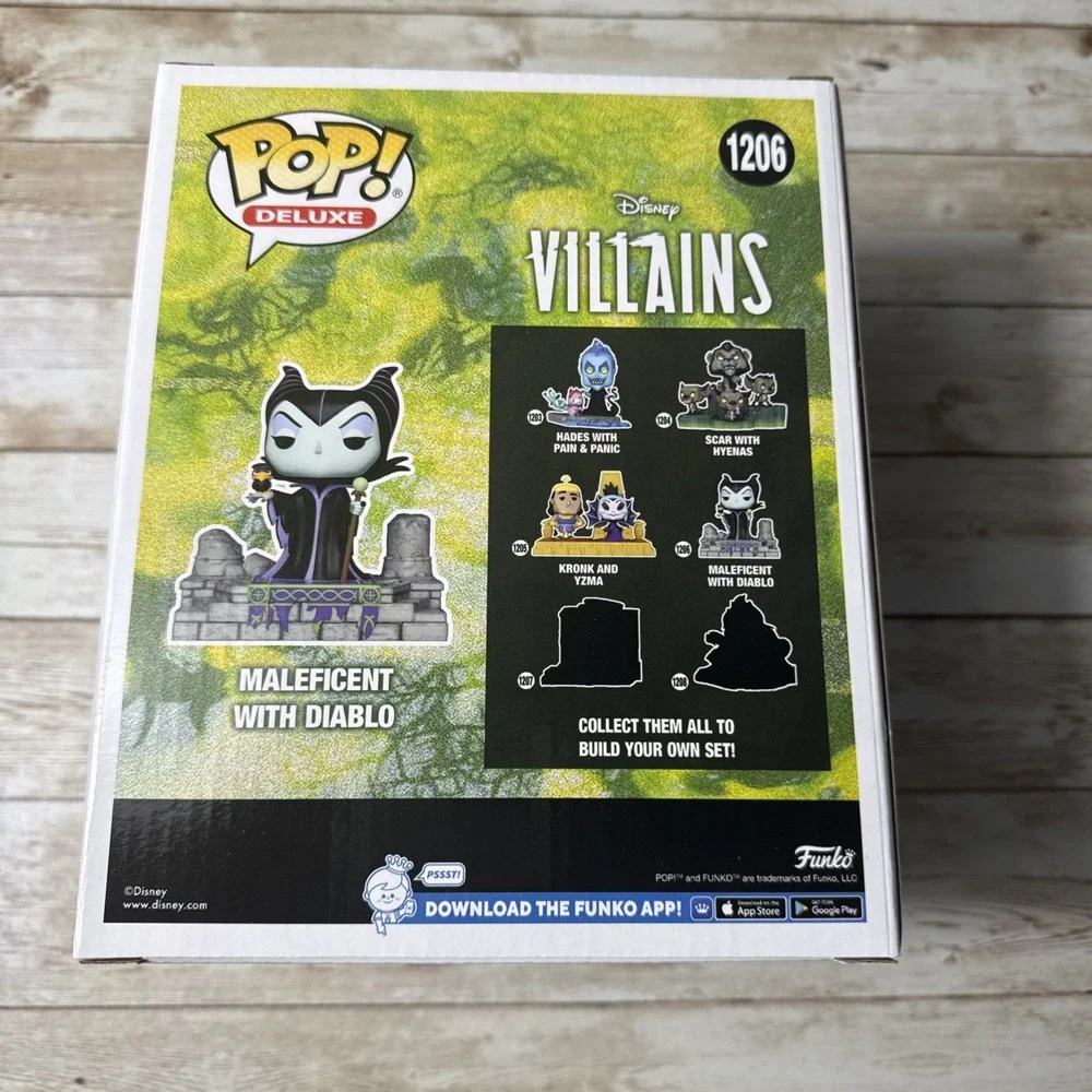 FUNKO POP! MALEFICENT WITH DIABLO EXCLUSIVE VINYL FIGURE VILLAINS ASSEMBLE #1206